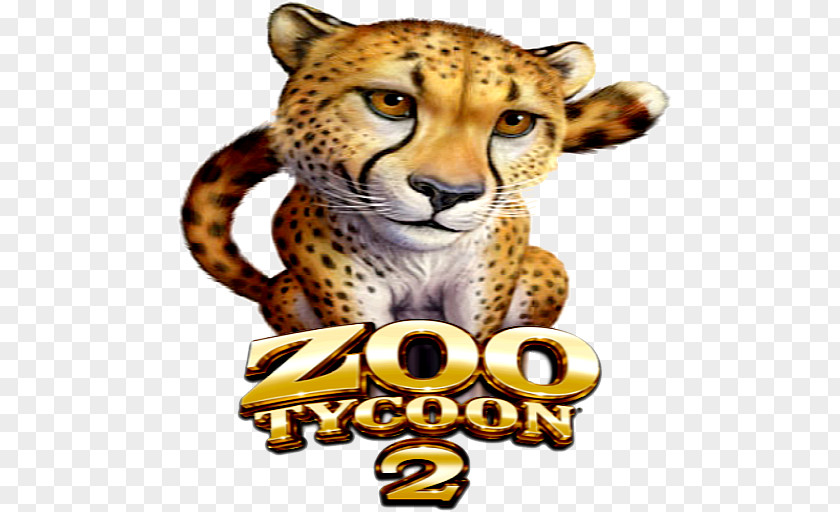 Cheetah Zoo Tycoon 2: Marine Mania Endangered Species Game THQ PNG