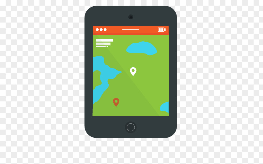 Green Map IPhone 6S Smartphone PNG