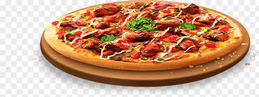 Pizza BANNER California-style Sicilian Onion Ring French Fries PNG