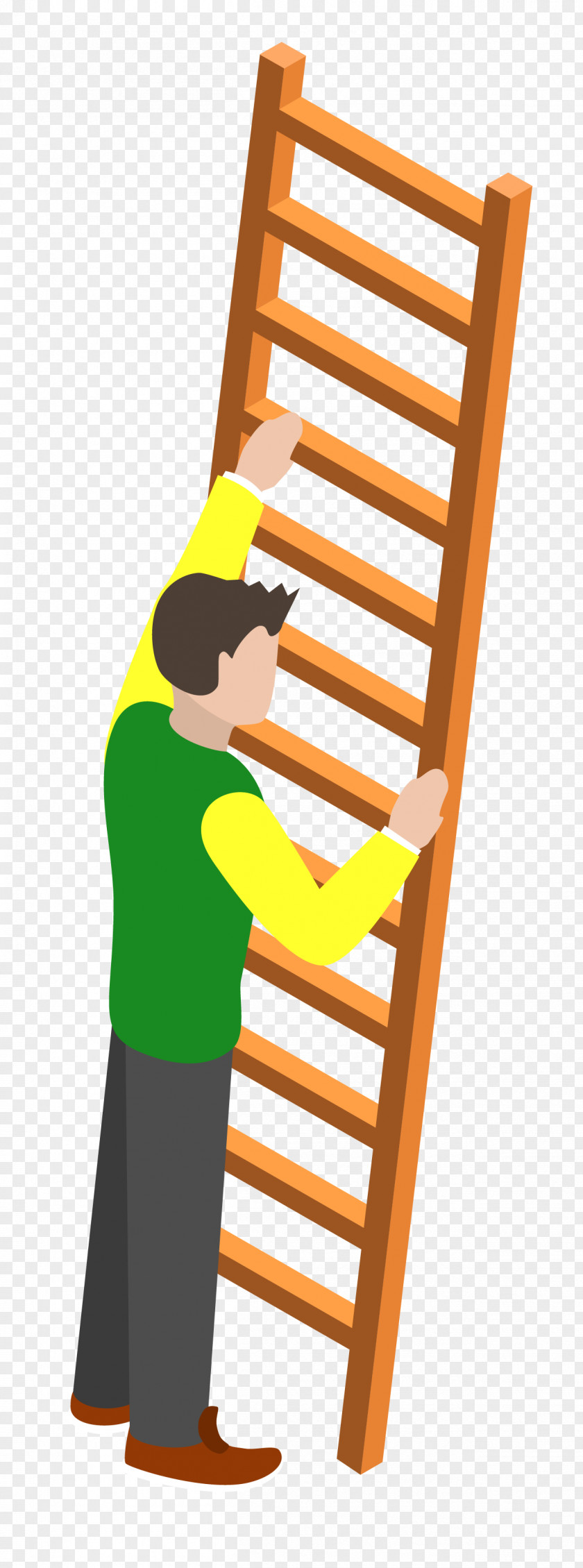 Take The Ladder People Icon PNG