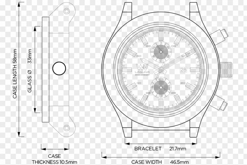 Watch Strap Clothing Accessories White PNG