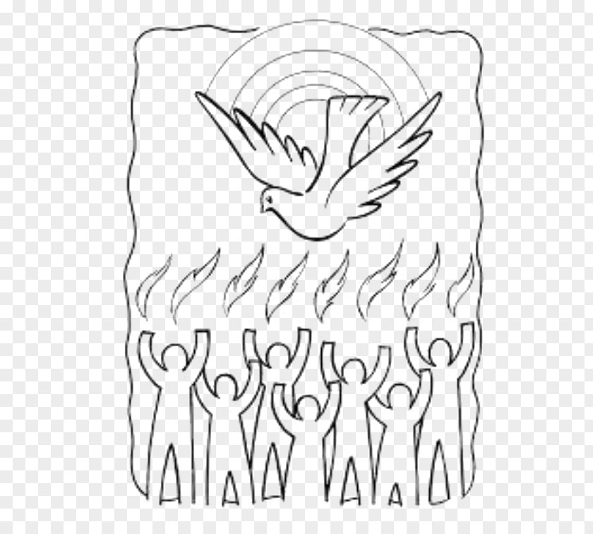 Child Bible Holy Spirit Coloring Book Pentecost PNG