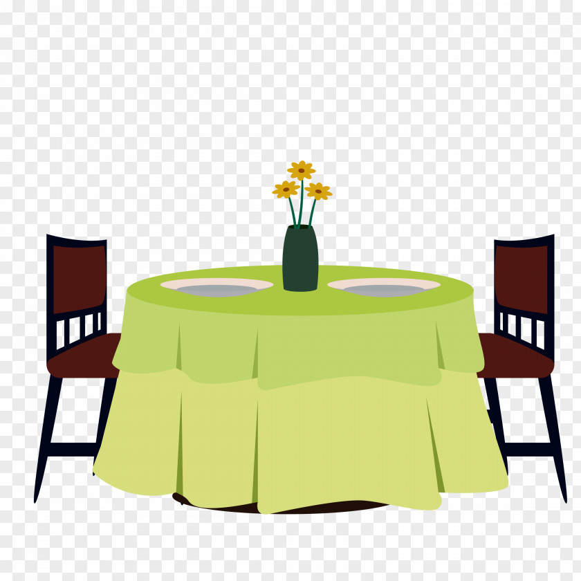 Dining Table Chair Room Cafe Kitchen PNG