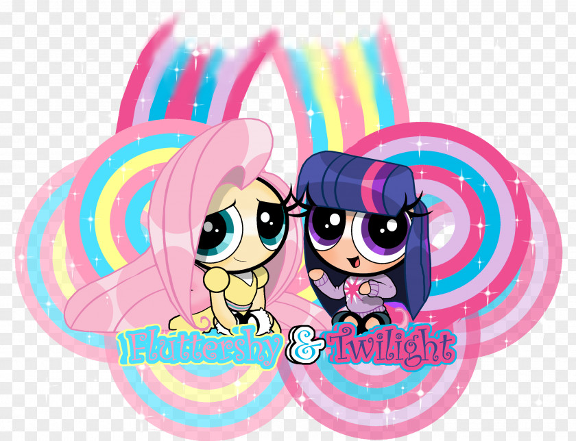 Powerpuff Girls Twilight Sparkle Fluttershy Rainbow Dash Derpy Hooves YouTube PNG