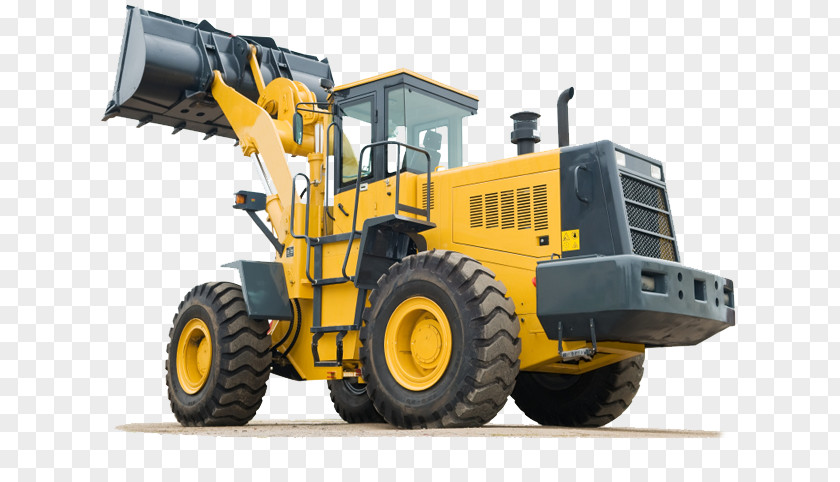Tractor Loader Heavy Machinery Quarry Mining PNG