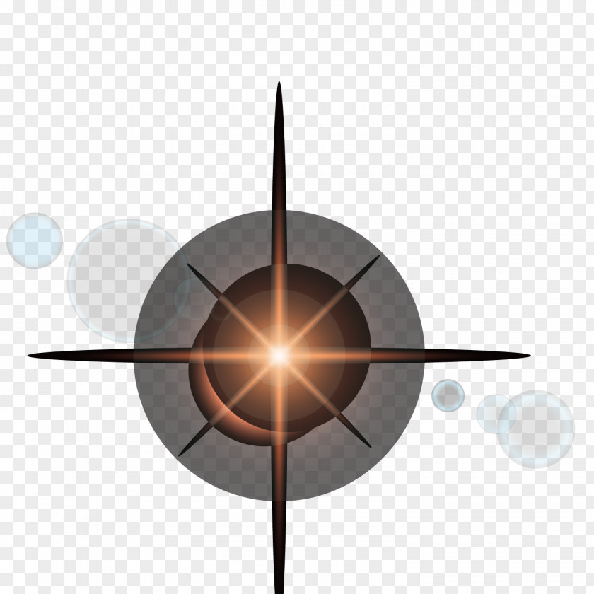 Vector Material Pattern Sun Aperture Halo PNG