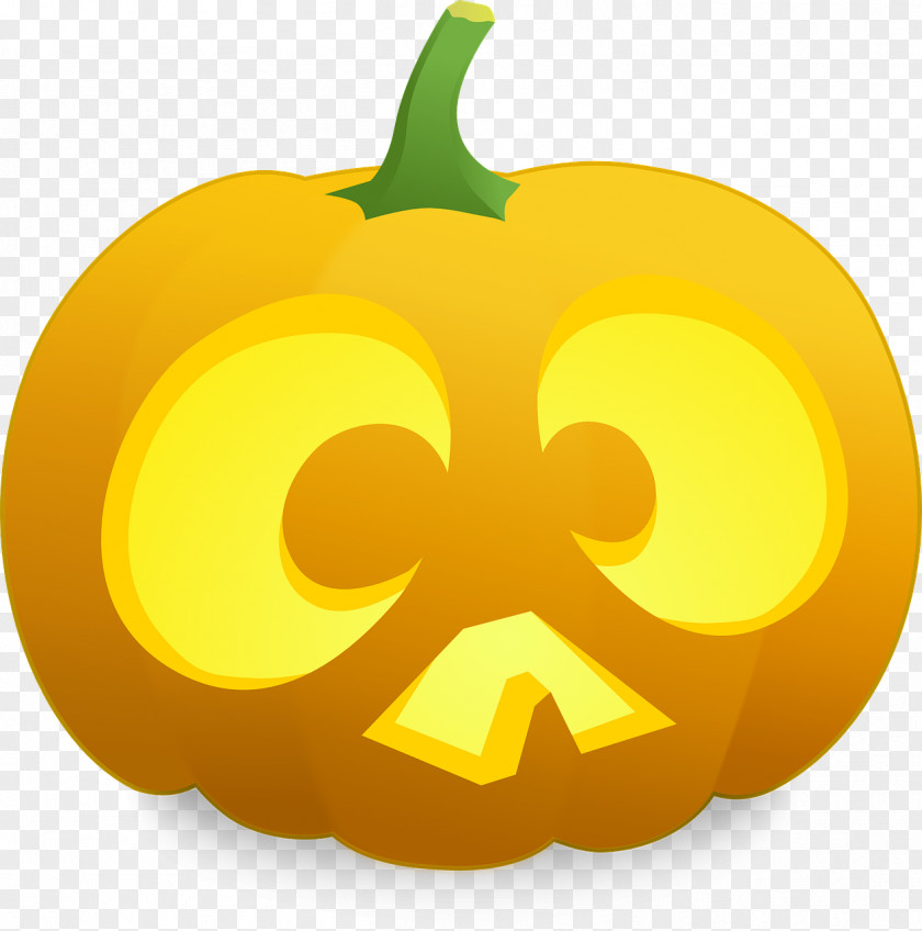 Cute Pumpkin Head Jack-o-lantern Halloween Clip Art PNG