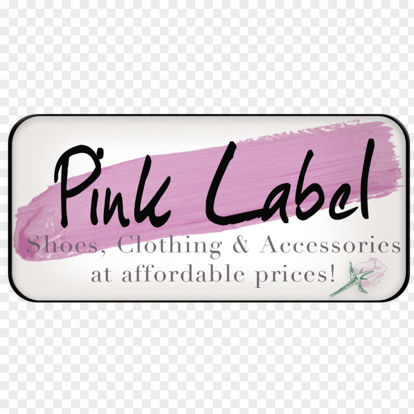 Label Pink Brand M Font PNG
