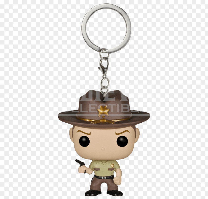 Rick Grimes Funko Pocket Pop! Keychain The Walking Dead Key Chains Daryl Dixon PNG