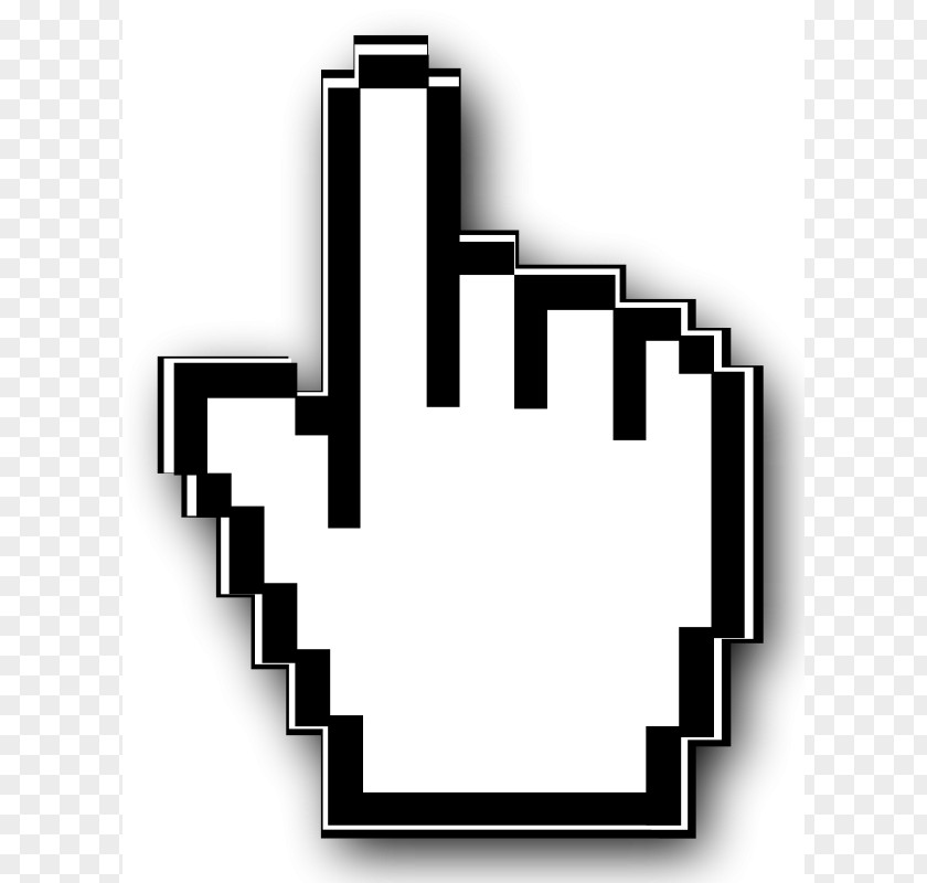 Finger Pointing Clipart Computer Mouse Cursor Pointer Hand Clip Art PNG