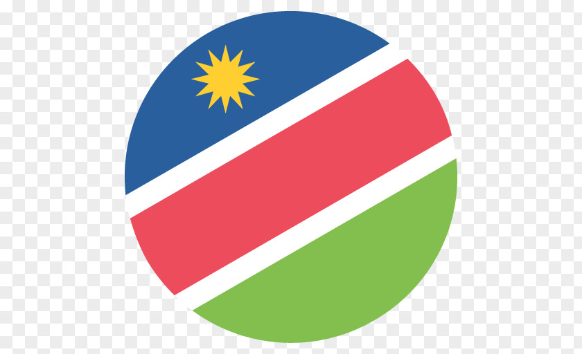 Flag Of Namibia Emoji National PNG