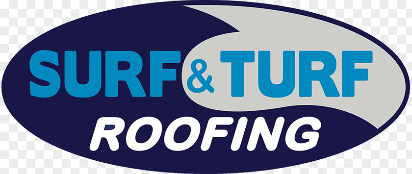 Surf & Turf Roofing Logo Brand Gutters PNG