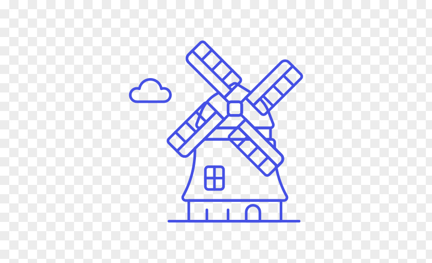 Windmill Pictogram Icon Design Iconfinder Netherlands PNG