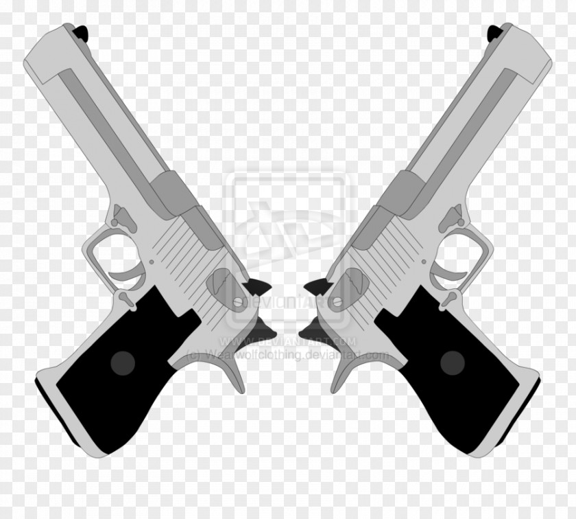 Design IMI Desert Eagle Firearm Art Revolver Pistol PNG