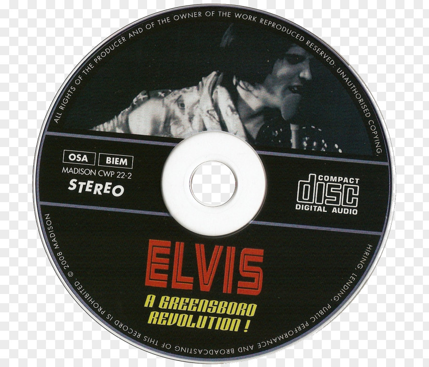 Elvis Compact Disc Disk Storage Leo Mattioli PNG