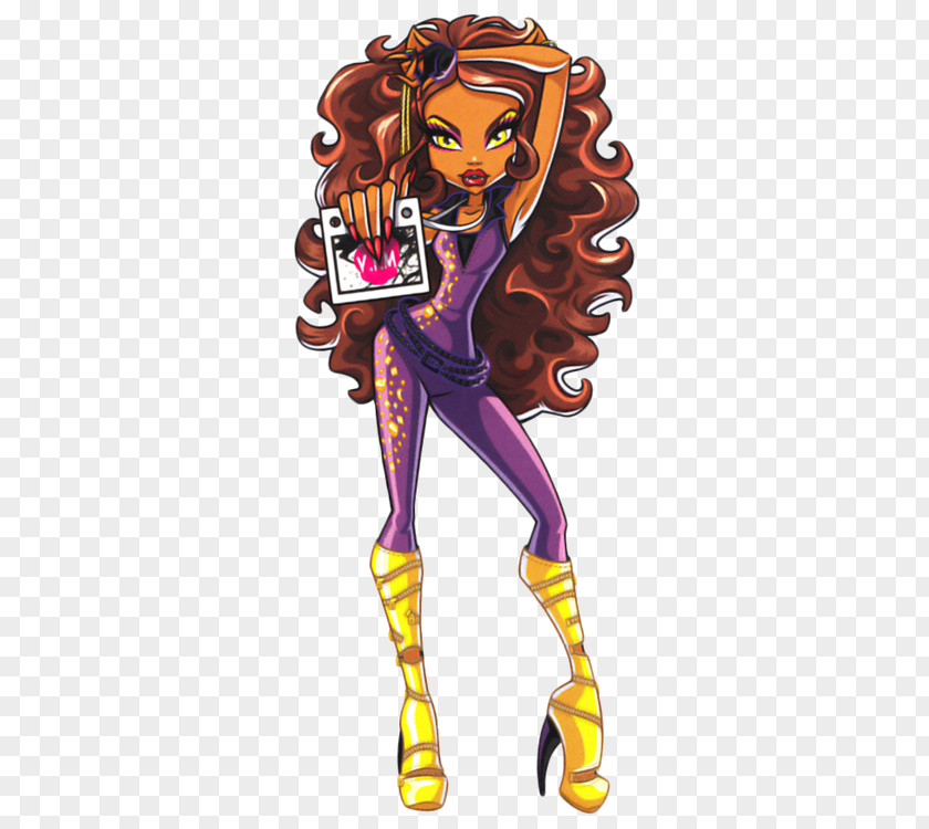 Festival Monster High Clawdeen Wolf Doll PNG