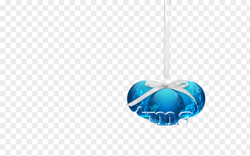 Logo Ornament Turquoise Blue Aqua Teal Holiday PNG