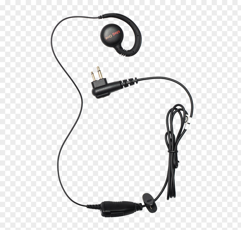 Microphone Motorola CP200D Push-to-talk Headset PNG