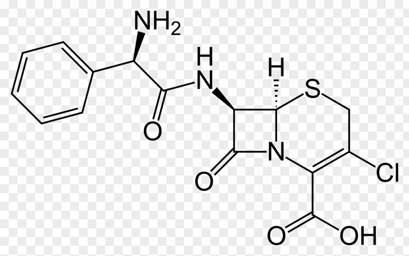 Molecular Structure Cefaclor Cephalosporin Antibiotics Amoxicillin Pharmaceutical Drug PNG