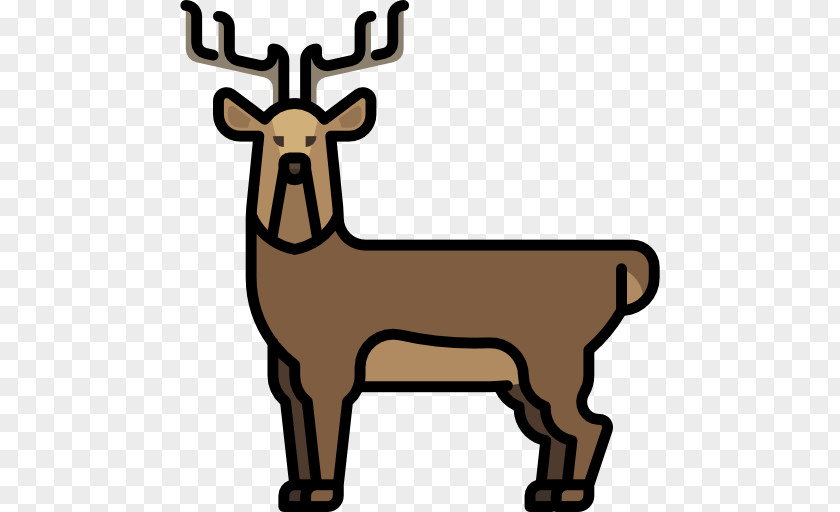 Reindeer Elk Cattle Mammal Clip Art PNG