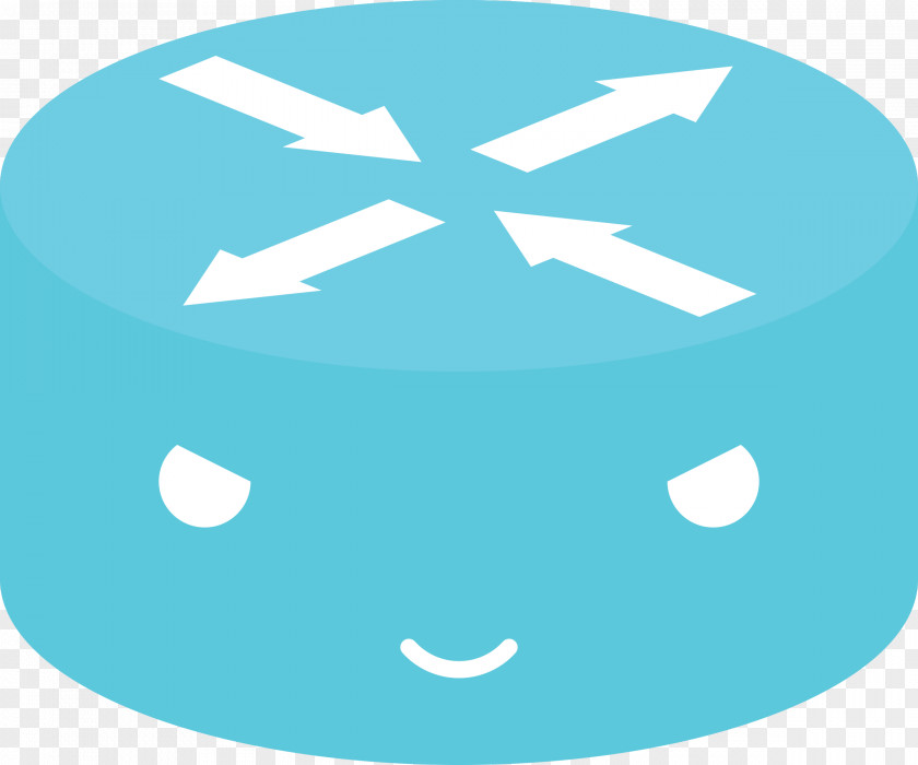 Confident Router Emoticon Smiley Clip Art PNG