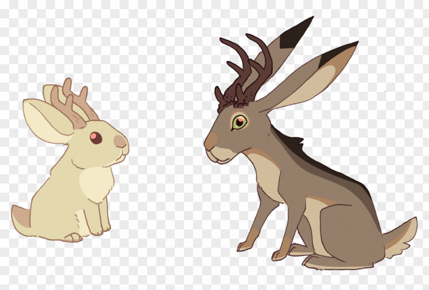 Deer Domestic Rabbit Hare Cartoon PNG