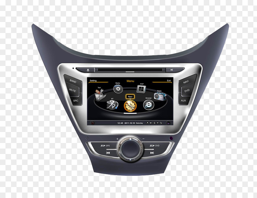 Hyundai 2014 Elantra Car GPS Navigation Systems 2012 PNG