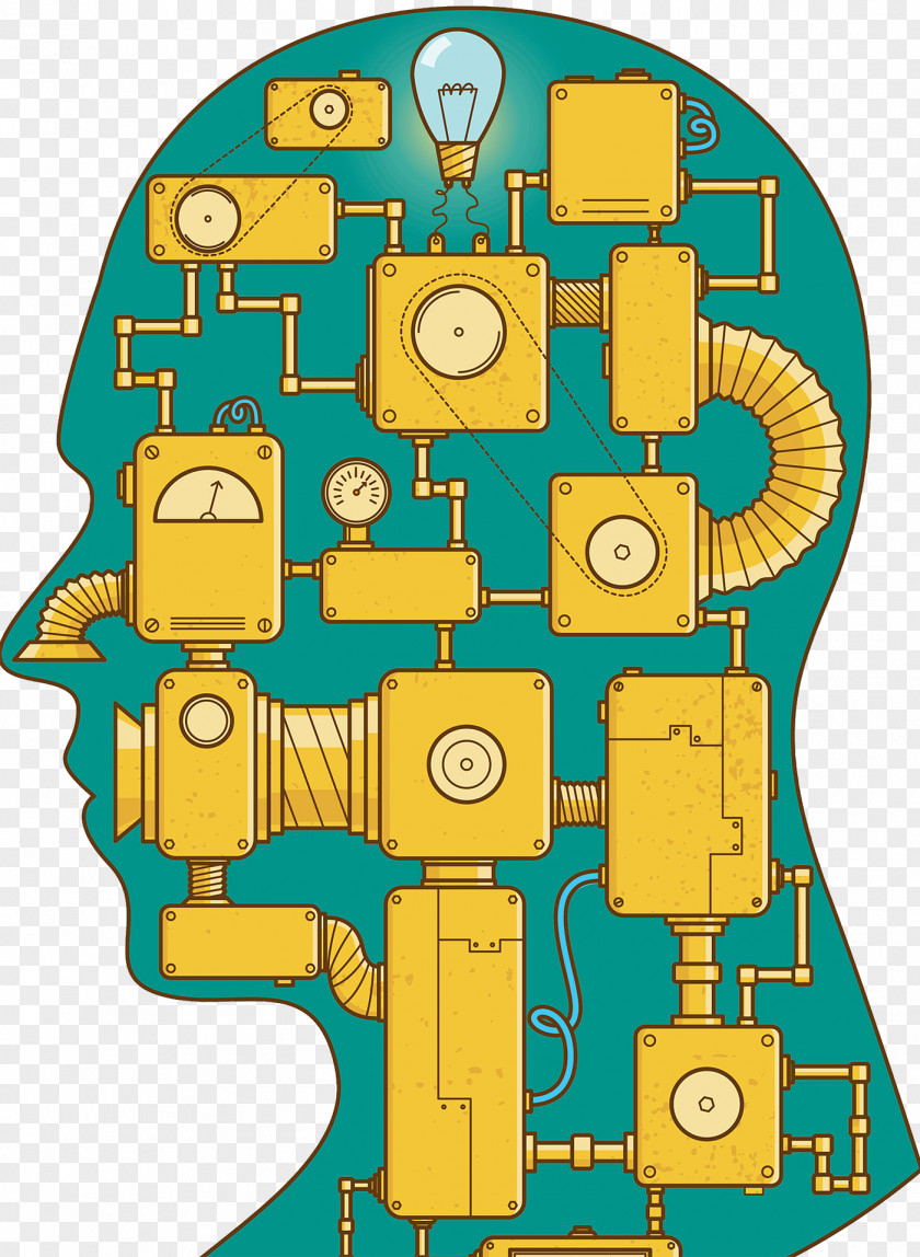 Mechanical Brain Illustrator Integrated Circuit Agy PNG