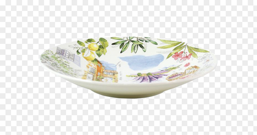 Plate Gien Porcelain Provence Platter PNG