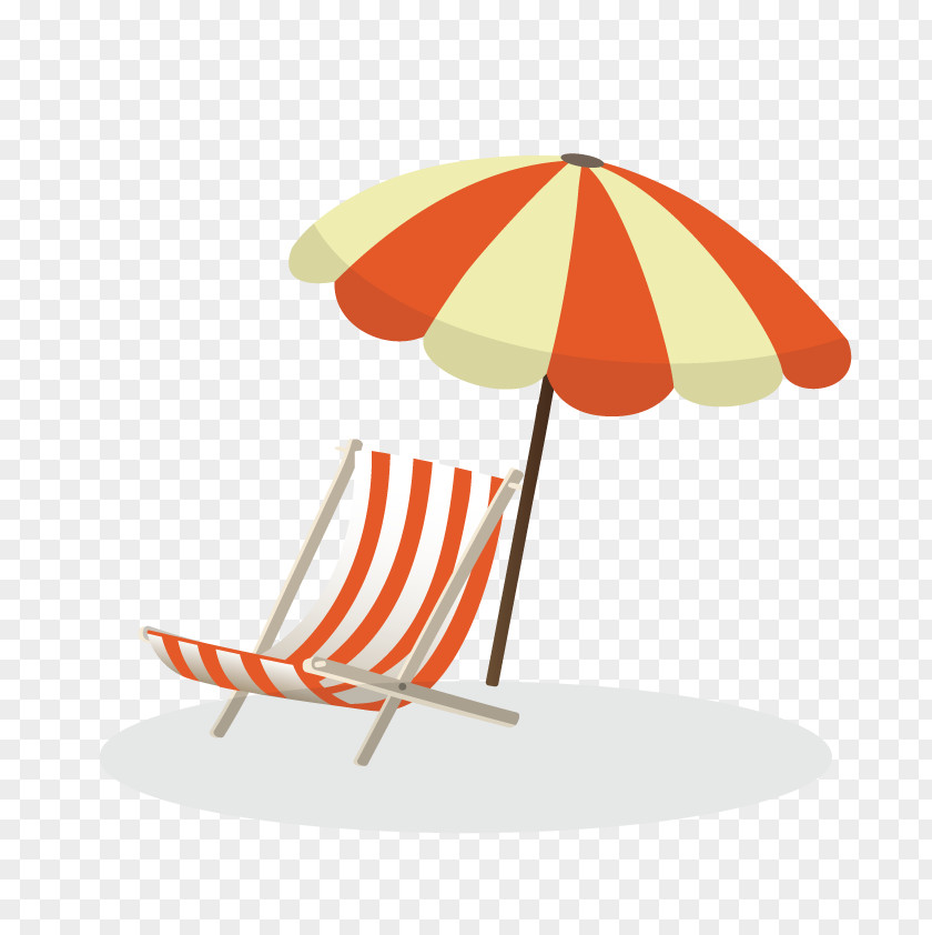 Vector Beach Chair Vecteur Euclidean PNG