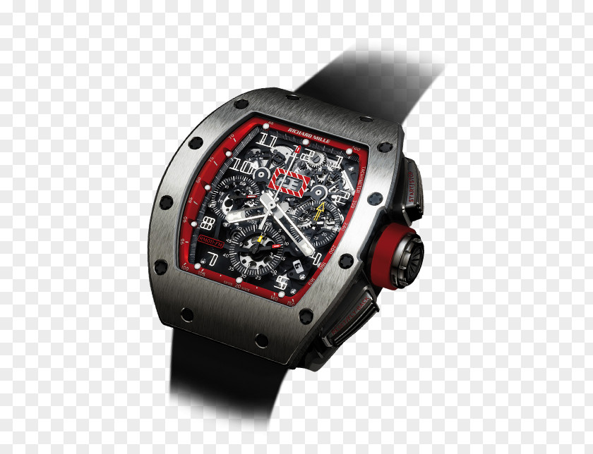 Watch Formula 1 Richard Mille Flyback Chronograph Race Car Driver PNG