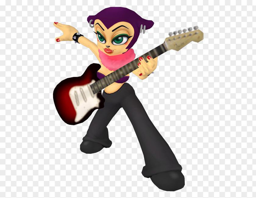 Bass Guitar Figurine Action & Toy Figures Double Character PNG
