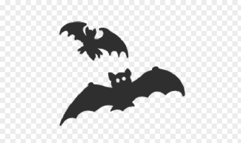 Bat Flight Cat Blowing Horn Silhouette PNG