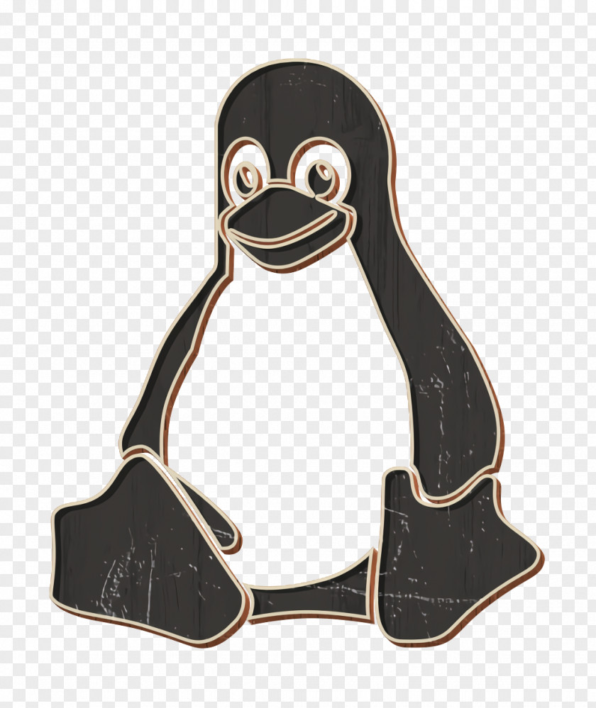 Emperor Penguin Cmd Icon Line Linux PNG