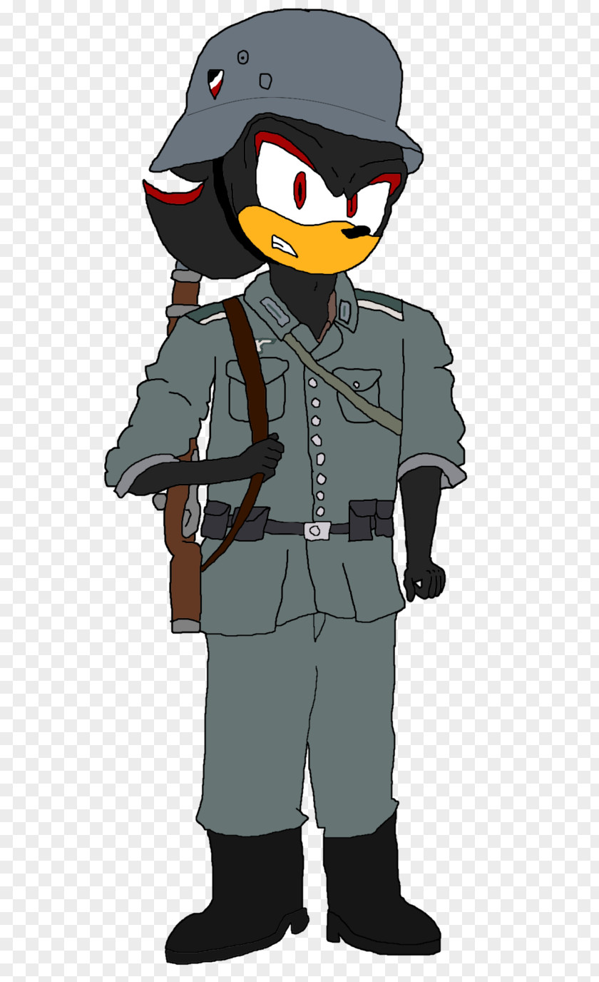 German Soldier Shadow The Hedgehog Sonic Chaos Military Uniform PNG