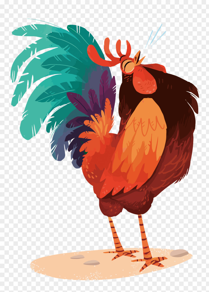 Vector Cartoon Cock Hamburg Chicken Rooster Joe The X-Files: Earth Children Are Weird Illustration PNG