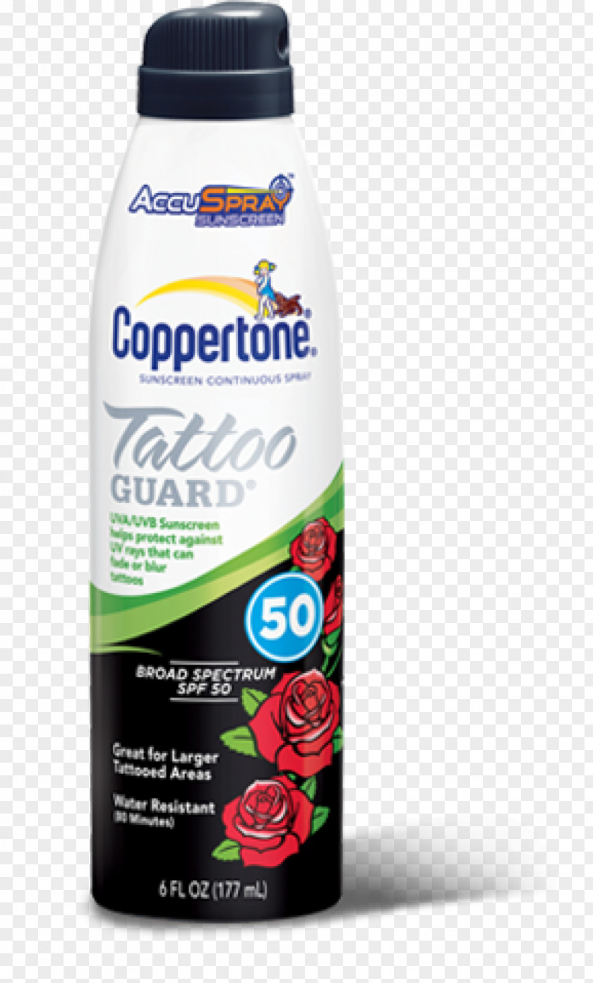 Aerosol Paint Sunscreen Lotion Coppertone Tattoo Moisturizer PNG