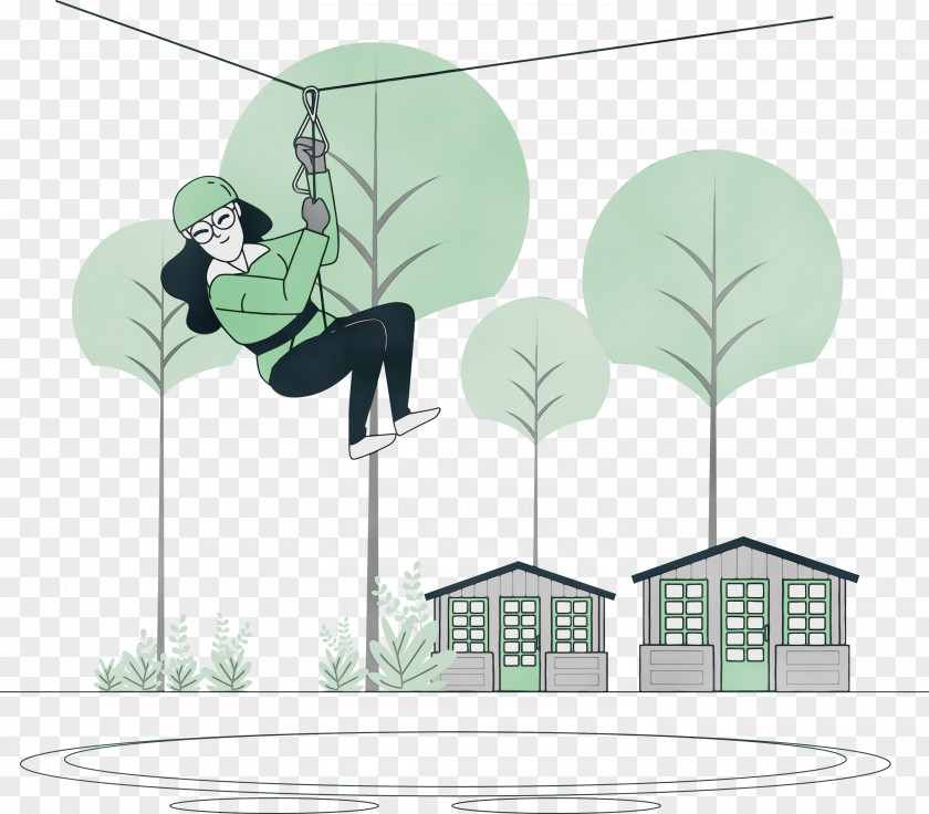 Cartoon M-tree Meter Tree PNG