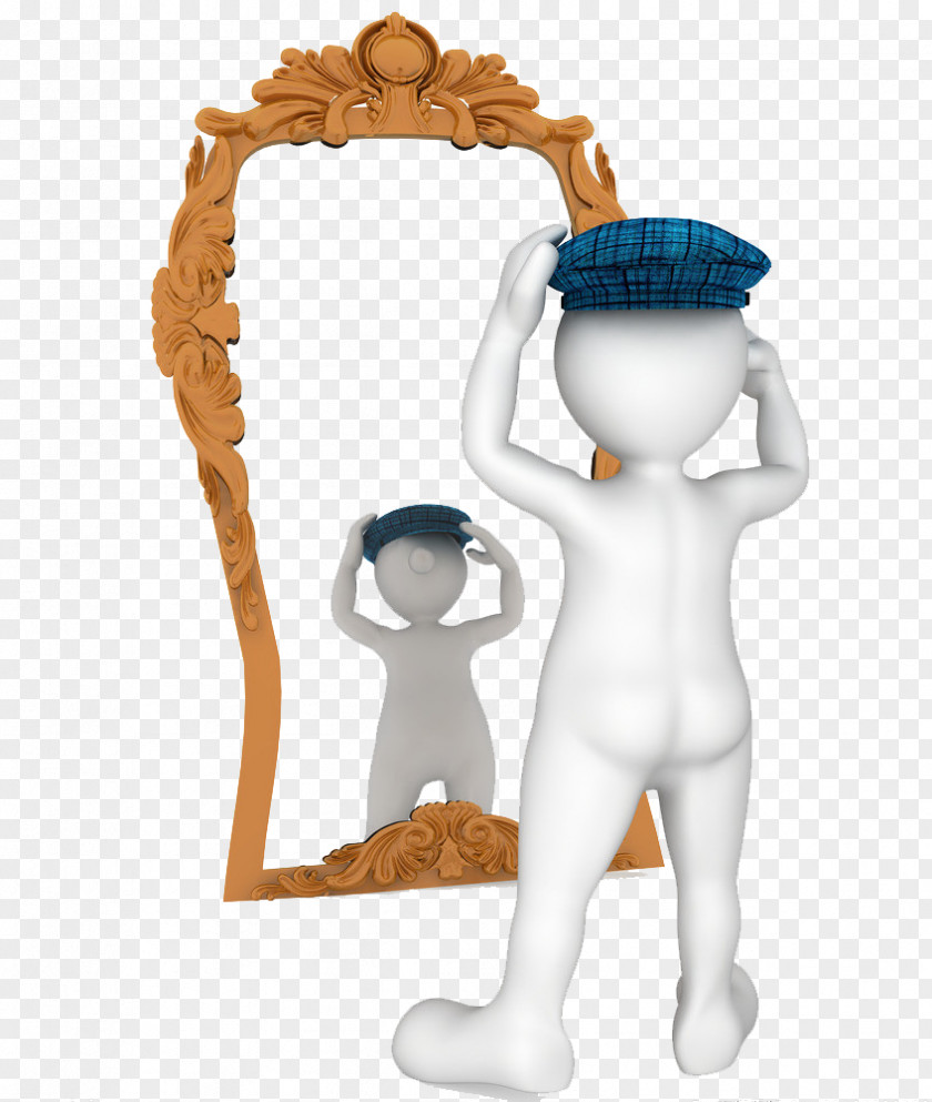 Distorting Mirror Material Cartoon Animation PNG