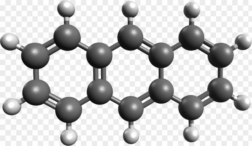 Molecule Anthracene Chemistry 3D Computer Graphics Atom PNG