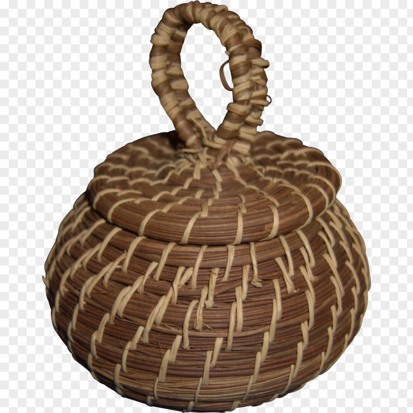 Wooden Basket PNG