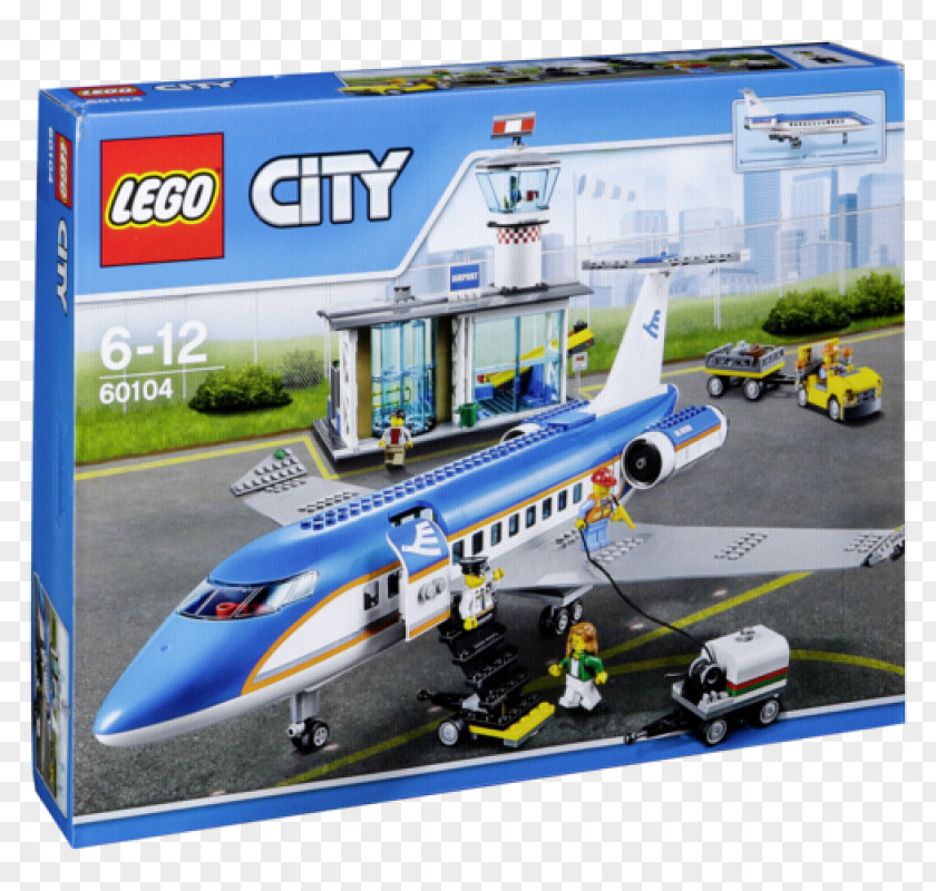 Airplane LEGO 60104 City Airport Passenger Terminal Lego Toy PNG