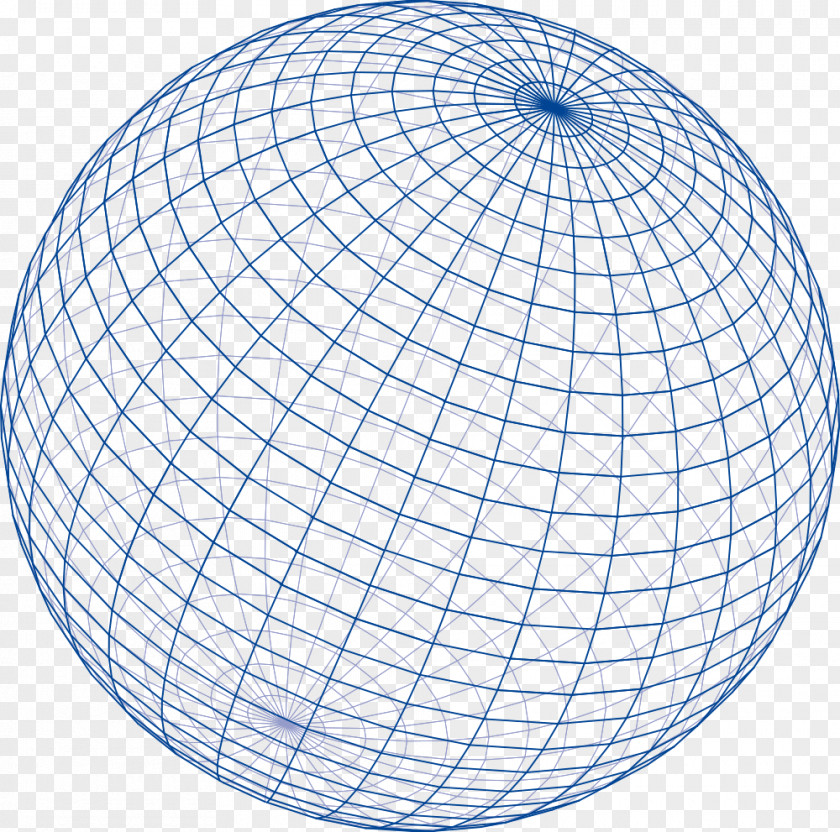 Blue Shading Sphere Clip Art PNG