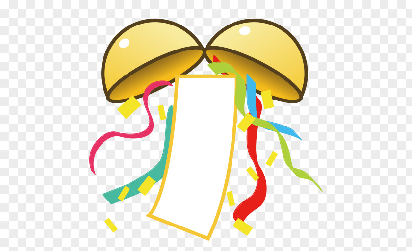 Confetti Ball Party Emoji Clip Art PNG