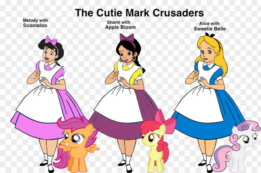 Disney Girls Scootaloo Cutie Mark Crusaders Art Sweetie Belle Apple Bloom PNG