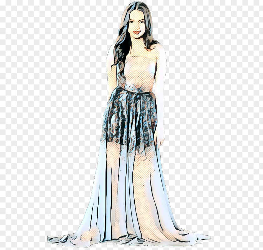 Fashion Design Clothing Dress Gown Model Illustration PNG