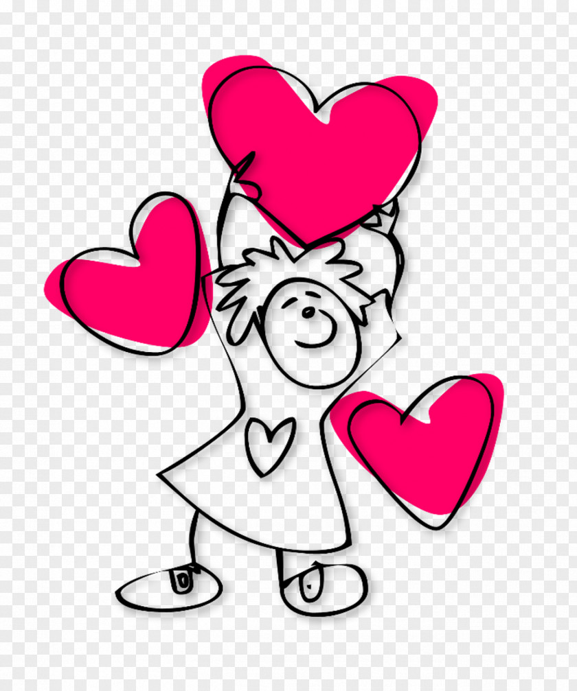 Mms Valentine Clip Art Illustration Line Heart Cartoon PNG