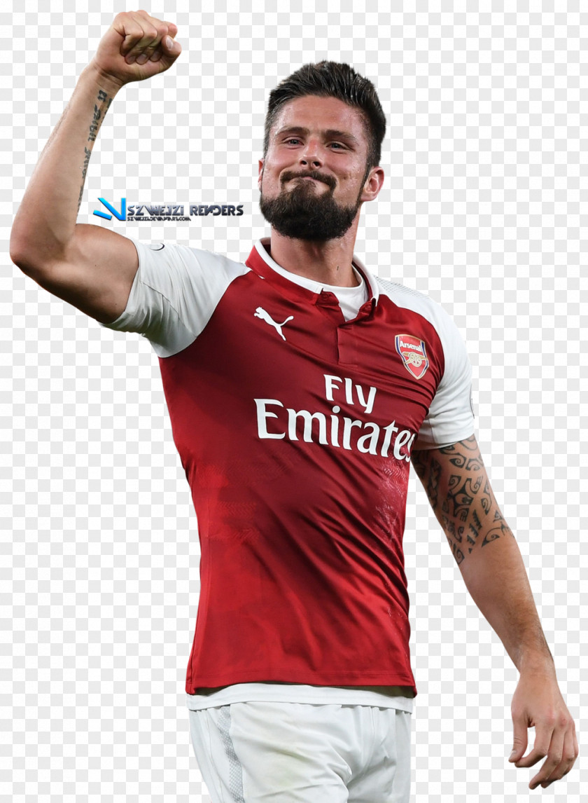 Olivier Giroud Arsenal F.C. 2017–18 Premier League Chelsea Jersey PNG Jersey, olivier giroud clipart PNG