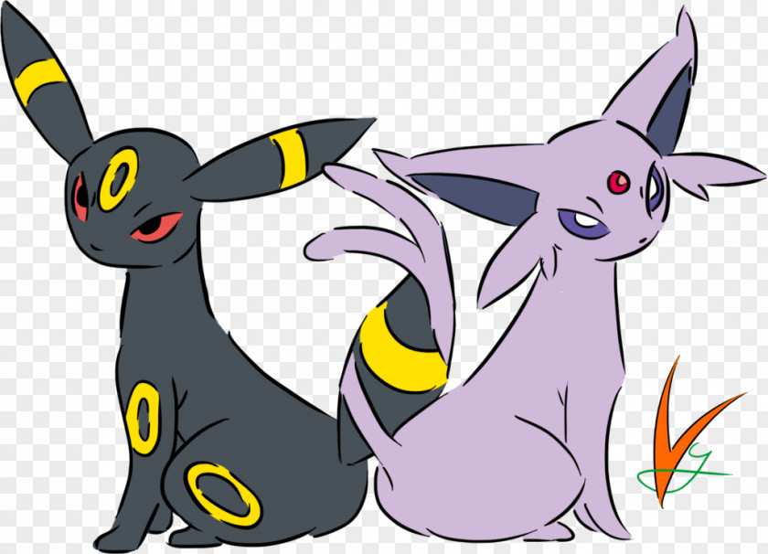 Pikachu Umbreon Espeon Eevee Drawing PNG