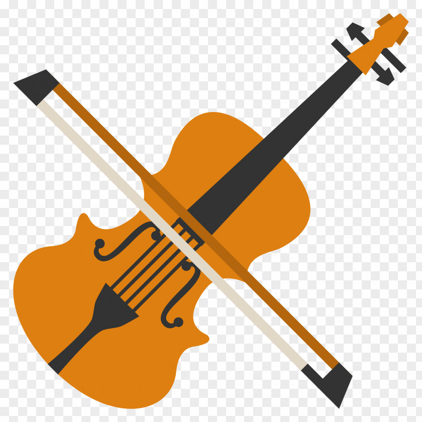 Violin Emoji Musical Instruments String Bow PNG